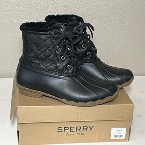 Sperry Saltwater Winter Lux Boot Black